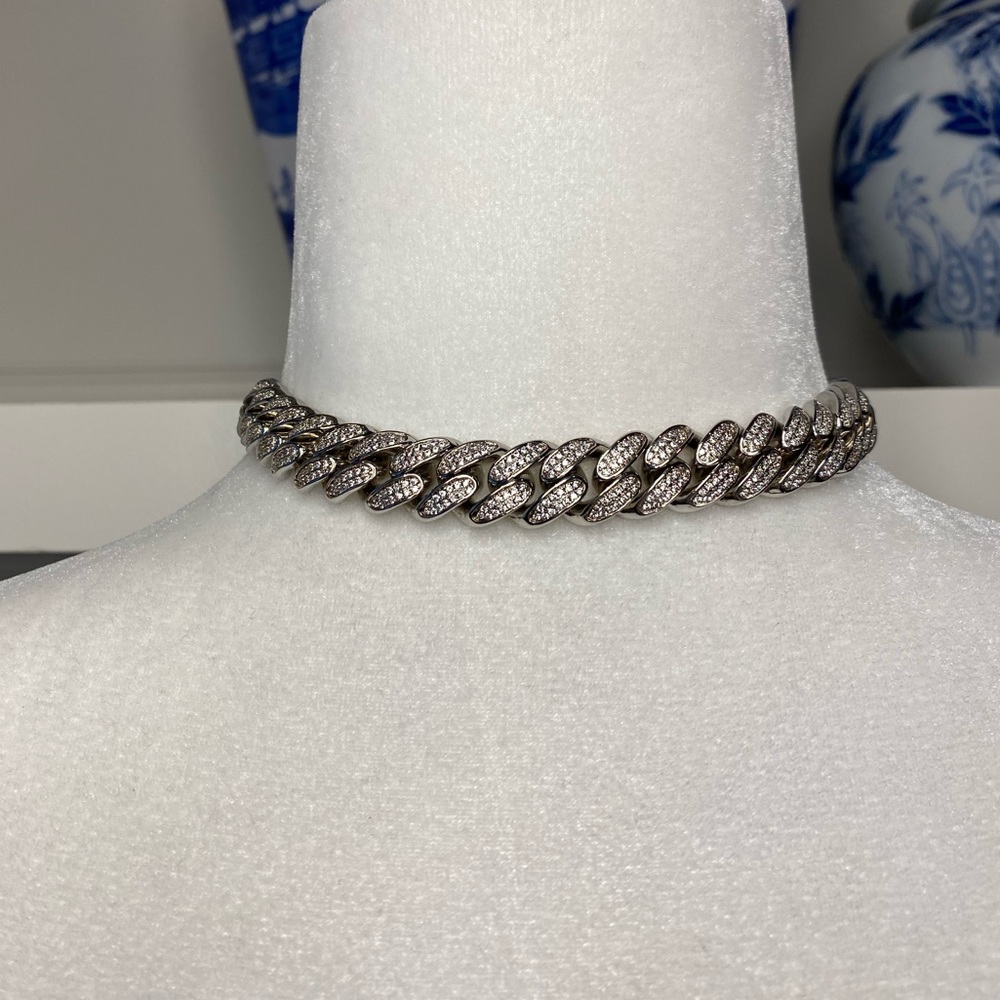 WISH WISH CUBAN LINK CHOKER by LOLITA 14” - Picture 3 of 7